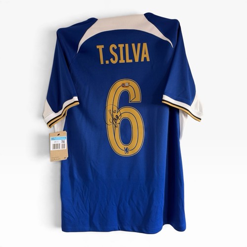 Thiago silva signiertes - silva, shirt